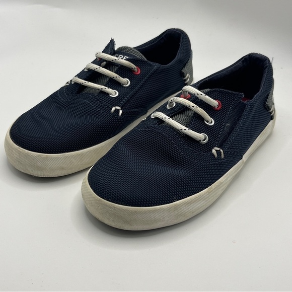 Kid’s Sperry Unisex Washable Navy Canvas Sneakers 11M - Picture 1 of 11